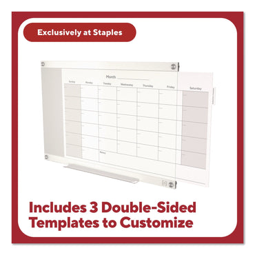tru-red-magnetic-glass-dry-erase-board-with-templates-six-views-3-ft-x-2-ft-white-surface-tudtr62139_2