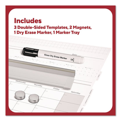 tru-red-magnetic-glass-dry-erase-board-with-templates-six-views-3-ft-x-2-ft-white-surface-tudtr62139_6