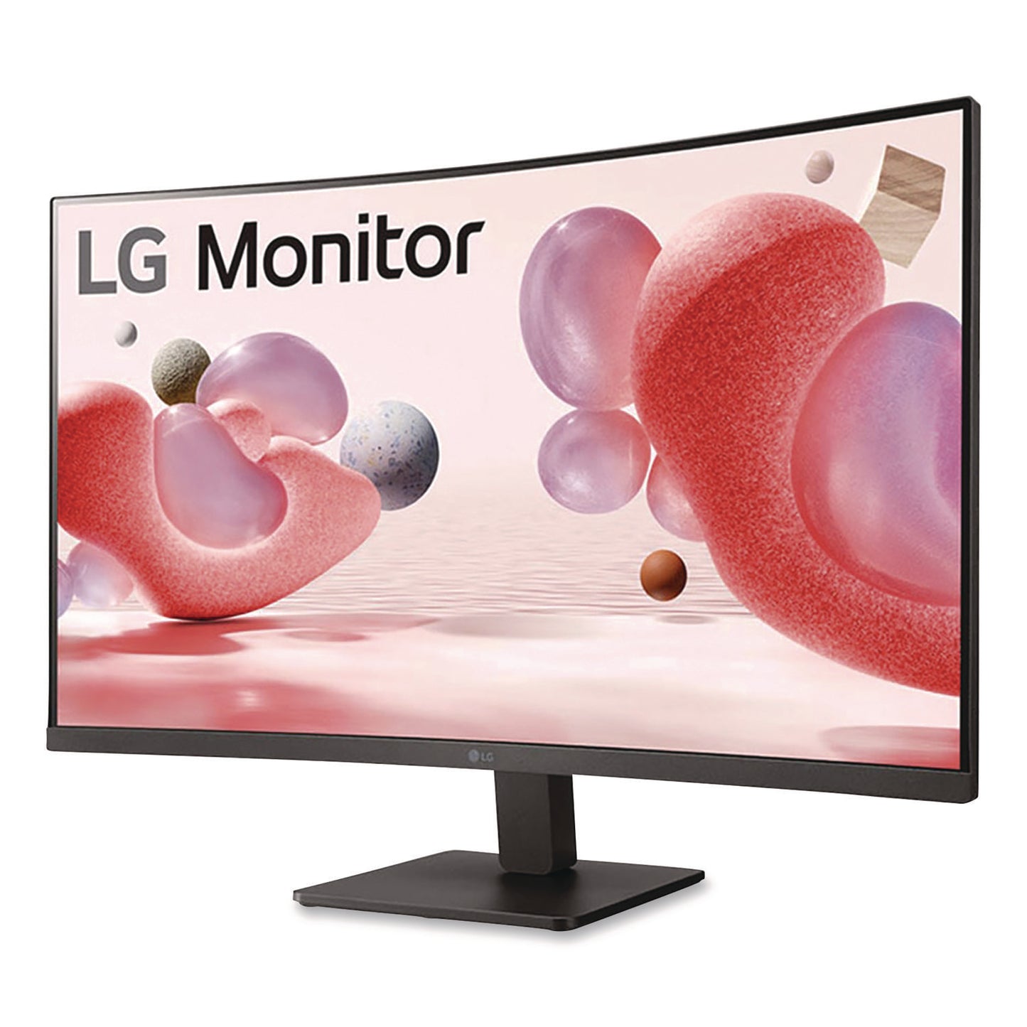 LG Curved LCD Monitor, 32" Widescreen, VA Panel, 1920 Pixels x 1080 Pixels (WLB32BR50CB)