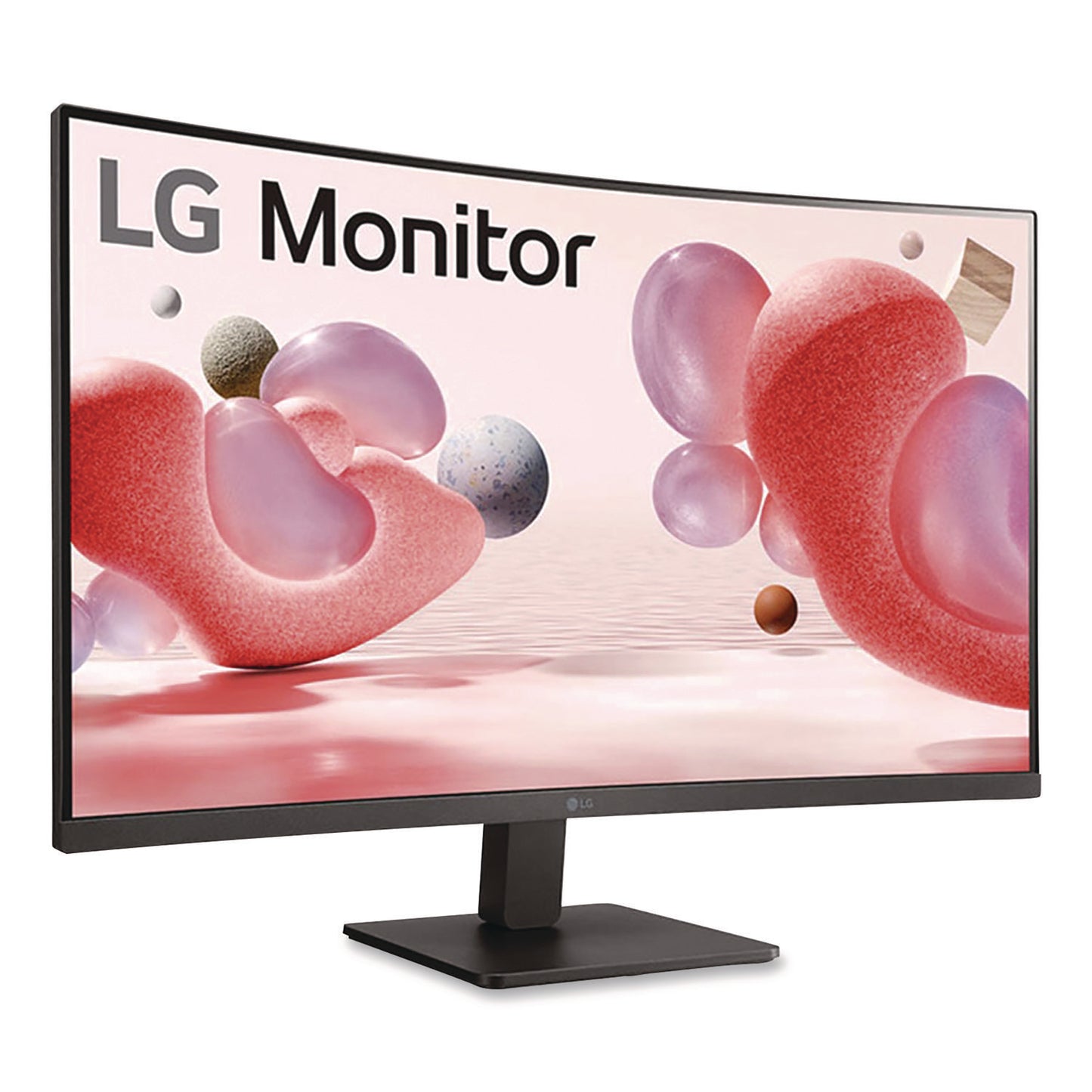 LG Curved LCD Monitor, 32" Widescreen, VA Panel, 1920 Pixels x 1080 Pixels (WLB32BR50CB)