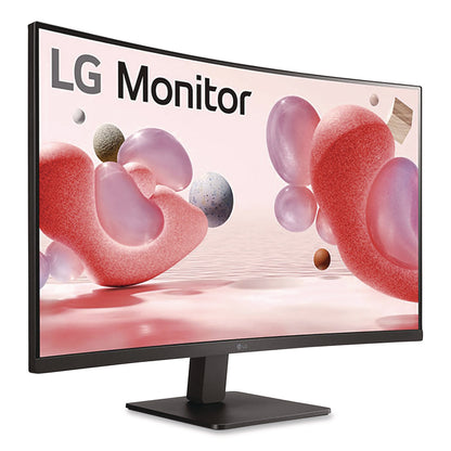 LG Curved LCD Monitor, 32" Widescreen, VA Panel, 1920 Pixels x 1080 Pixels (WLB32BR50CB)