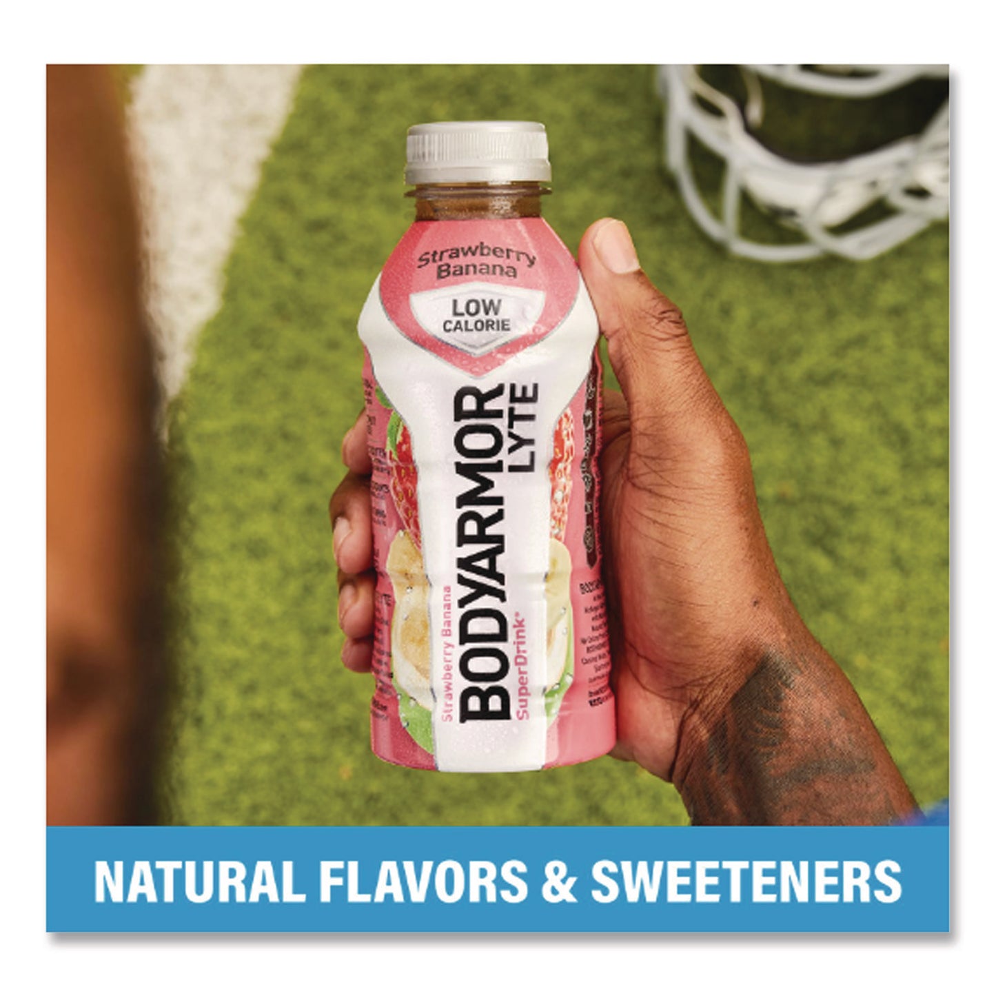 BodyArmor LYTE Sports Drink, Strawberry Banana, 16 oz Bottle, 12/Pack (BDA411896)
