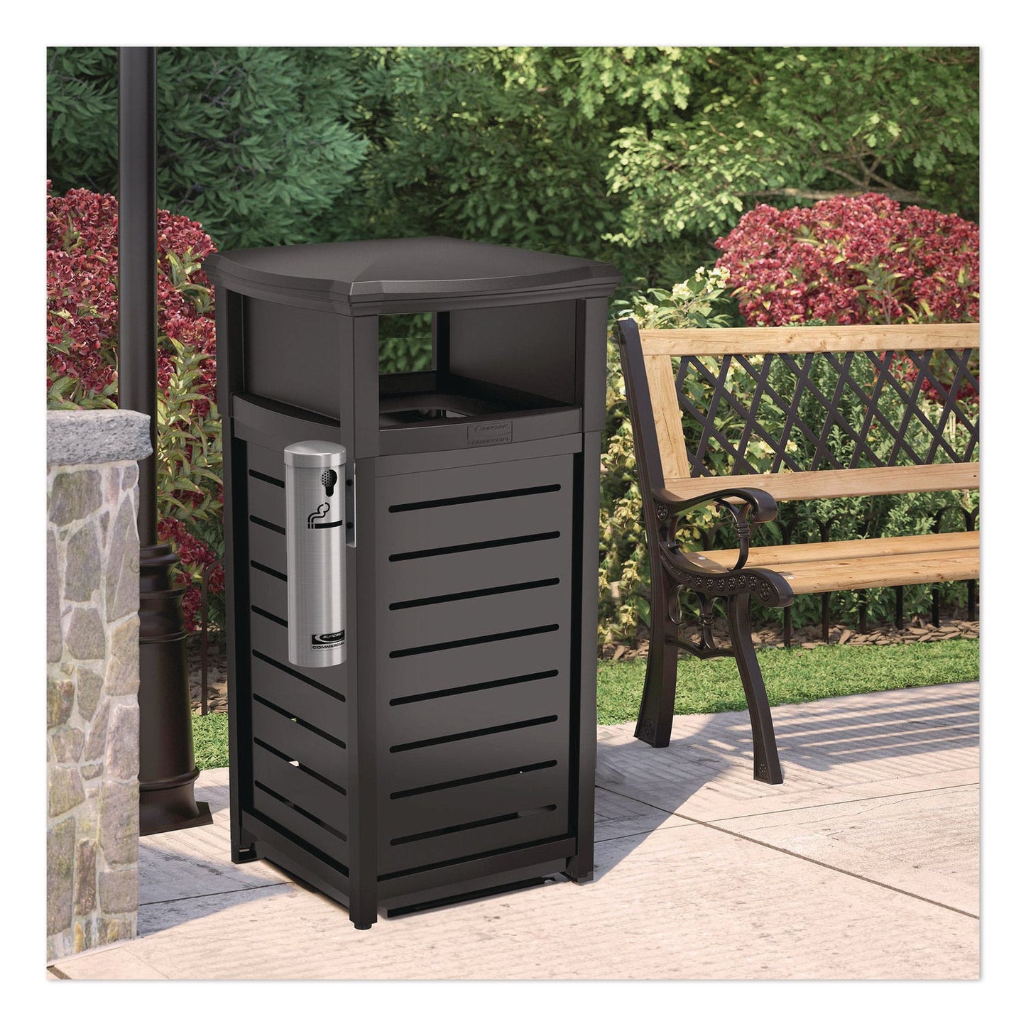 suncast-commercial-r-smokers-ashtray-receptacle-attachment-stainless-steel-silver-black-suamso415_4