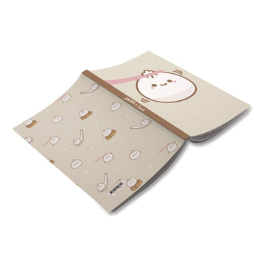 denik-smoko-lil-b-dumpling-layflat-notebook-1-subject-medium-college-rule-tan-white-pink-cover-72-8-x-5-sheets-dnklfc1887l_2