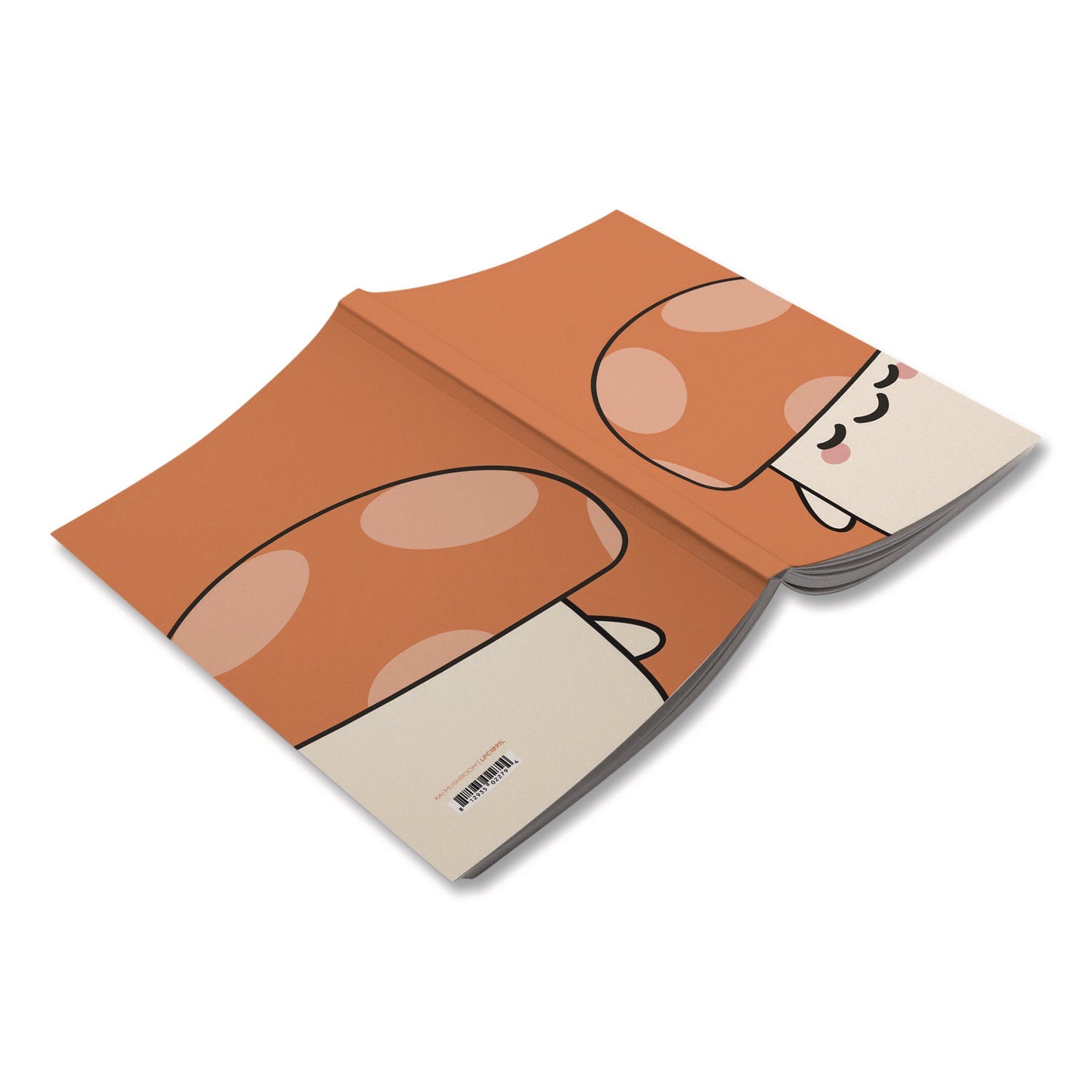 denik-smoko-kai-mushroom-layflat-notebook-1-subject-medium-college-rule-orange-white-cover-72-8-x-5-sheets-dnklfc1891l_2