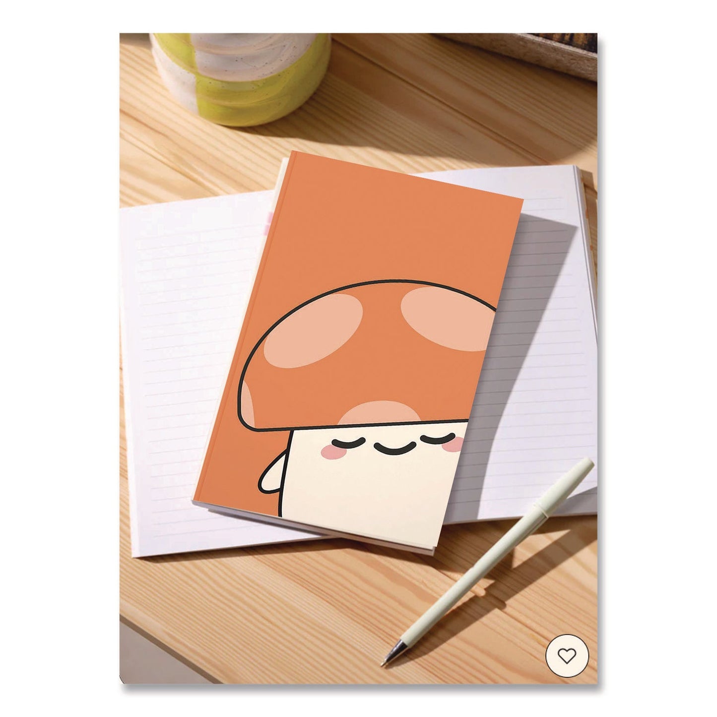 denik-smoko-kai-mushroom-layflat-notebook-1-subject-medium-college-rule-orange-white-cover-72-8-x-5-sheets-dnklfc1891l_4