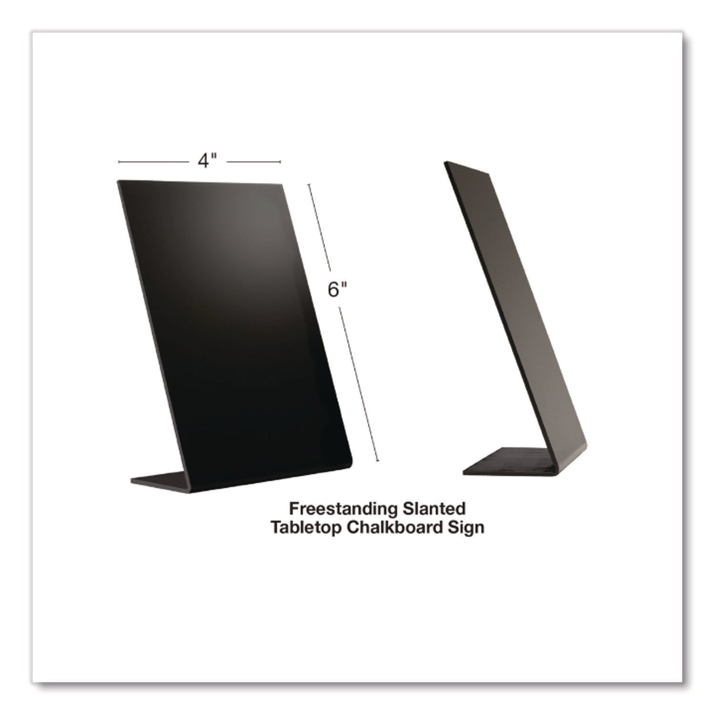 excello-global-products-r-tabletop-chalkboard-signs-black-surface-4-x-6-3-pack-exoegphd0509s_3