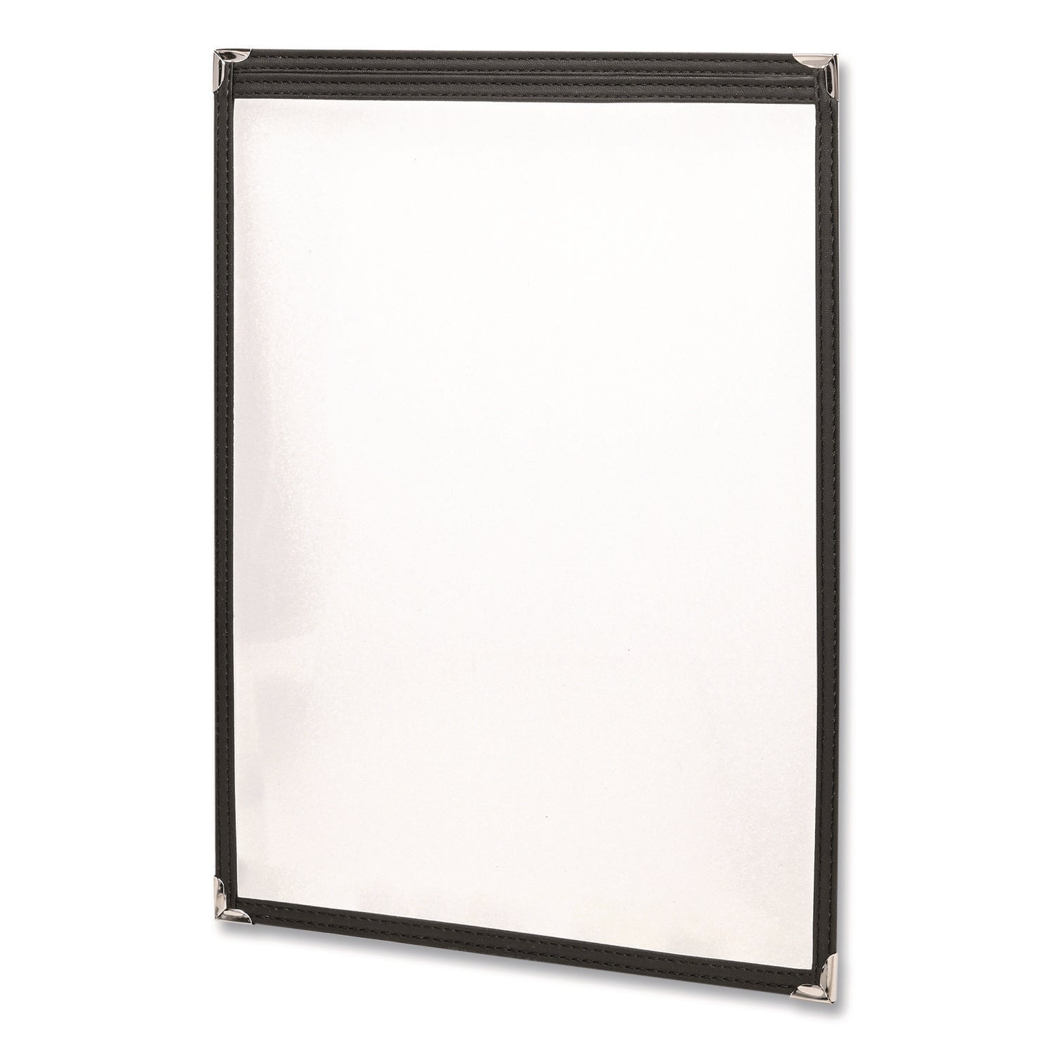excello-global-products-r-menu-holder-for-8-5-x-11-menus-portrait-orientation-2-view-9-3-x-12-holder-clear-black-silver-10-pack-exosplsmenu2_4