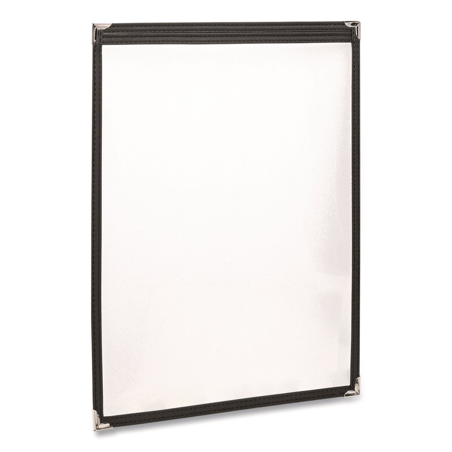 excello-global-products-r-menu-holder-for-8-5-x-11-menus-portrait-orientation-2-view-9-3-x-12-holder-clear-black-silver-10-pack-exosplsmenu2_1