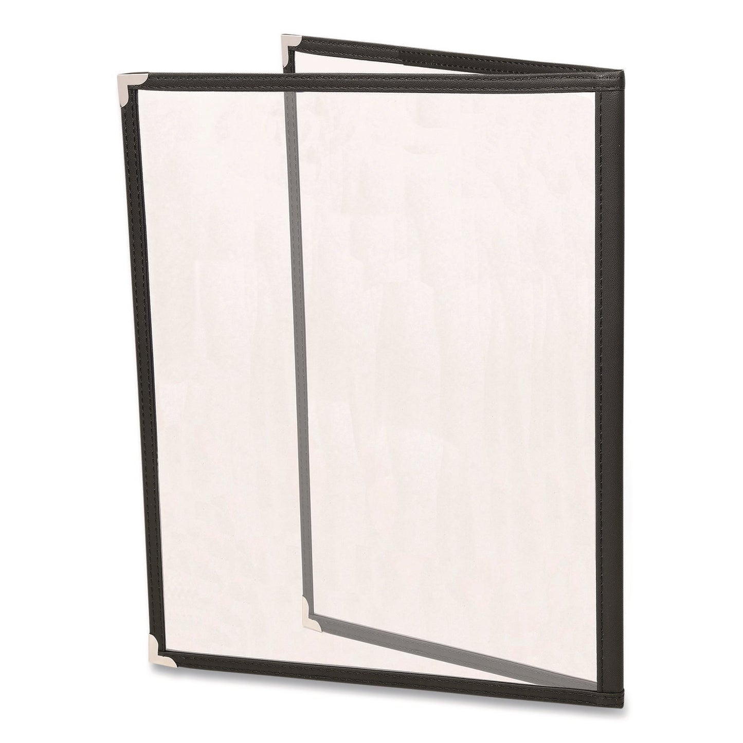 excello-global-products-r-menu-holder-for-8-5-x-11-menus-portrait-orientation-4-view-9-6-x-11-9-clear-black-silver-exosplsmenu41pk_4