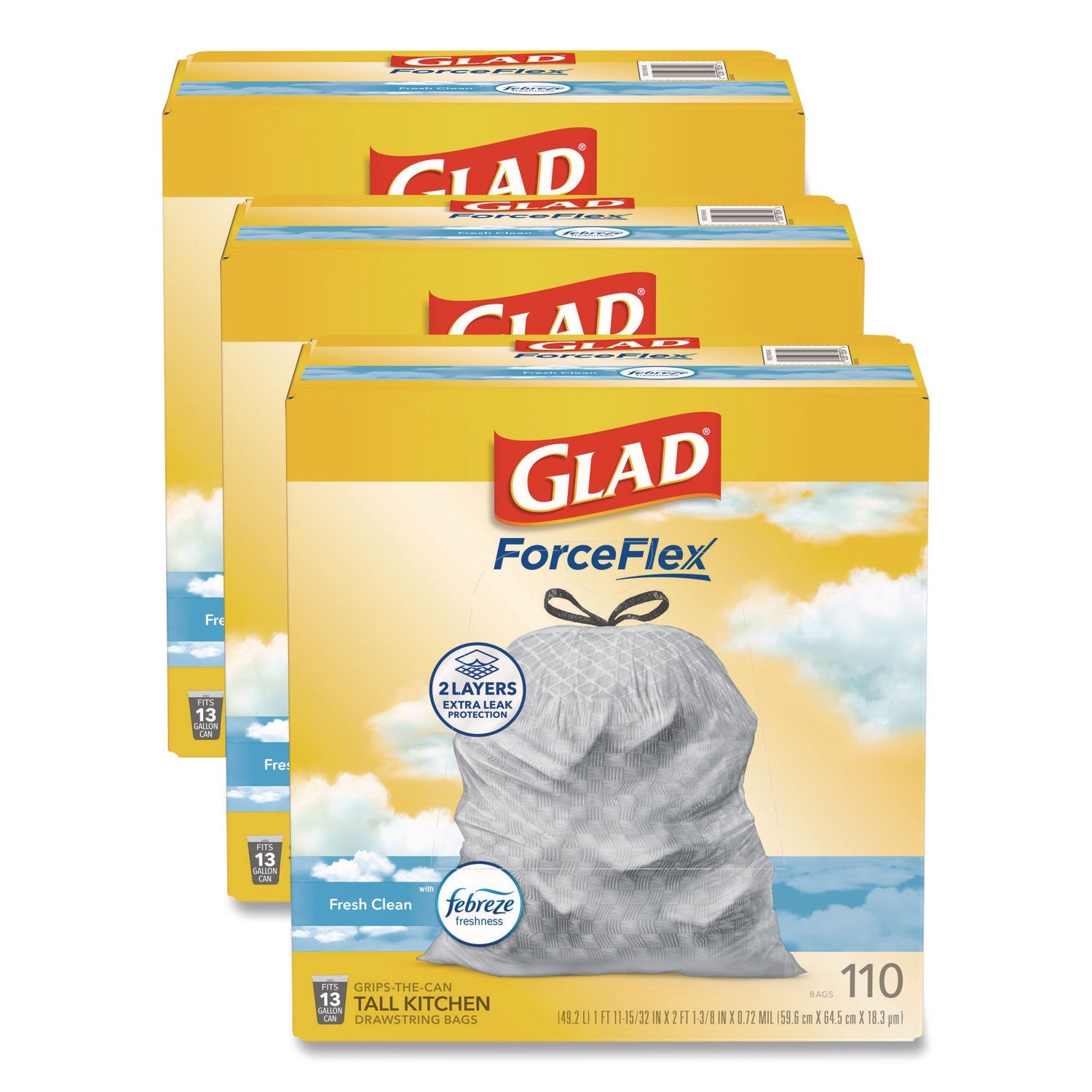 glad-r-forceflex-tall-kitchen-drawstring-trash-bags-drawstring-13-gal-fresh-clean-scent-10-19-x-9-81-gray-110-roll-3-carton-clo78563ct_1