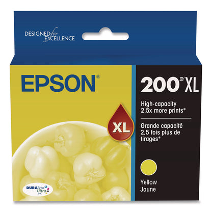 Epson® T200XL420S (200XL) DURABrite Ultrra High-Yield Ink, Yellow (EPST200XL420S)