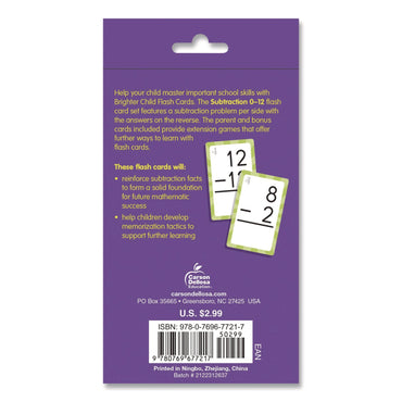 carson-dellosa-education-subtraction-0-to-12-flash-cards-3-25-x-5-25-assorted-colors-54-cards-cdp0769677215_2