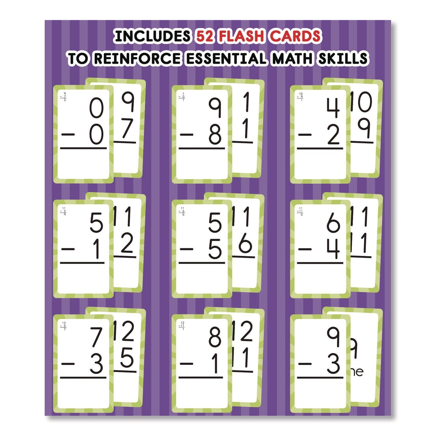 carson-dellosa-education-subtraction-0-to-12-flash-cards-3-25-x-5-25-assorted-colors-54-cards-cdp0769677215_3