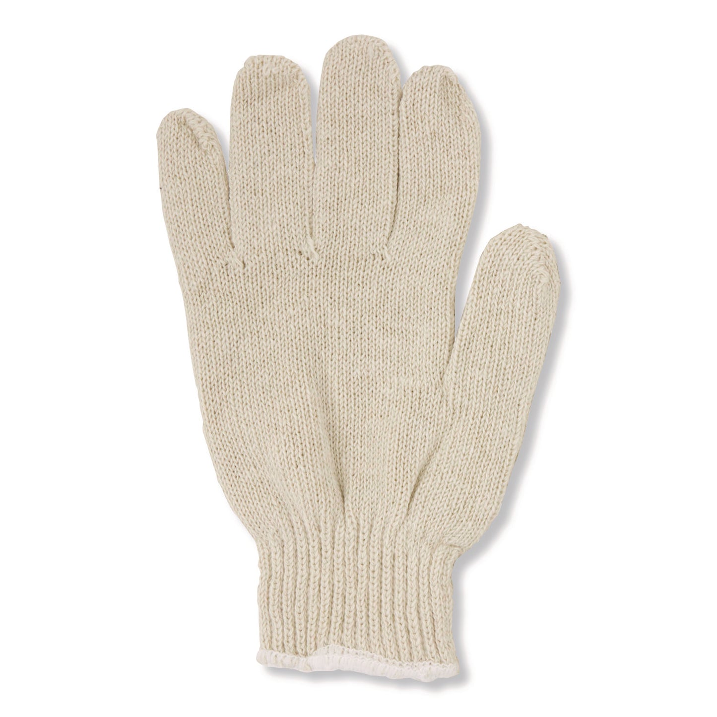 HOSPECO® ProWorks String Knit Glove, Reversible, Large, Natural, 12 Pairs (HOSGWSKNL)