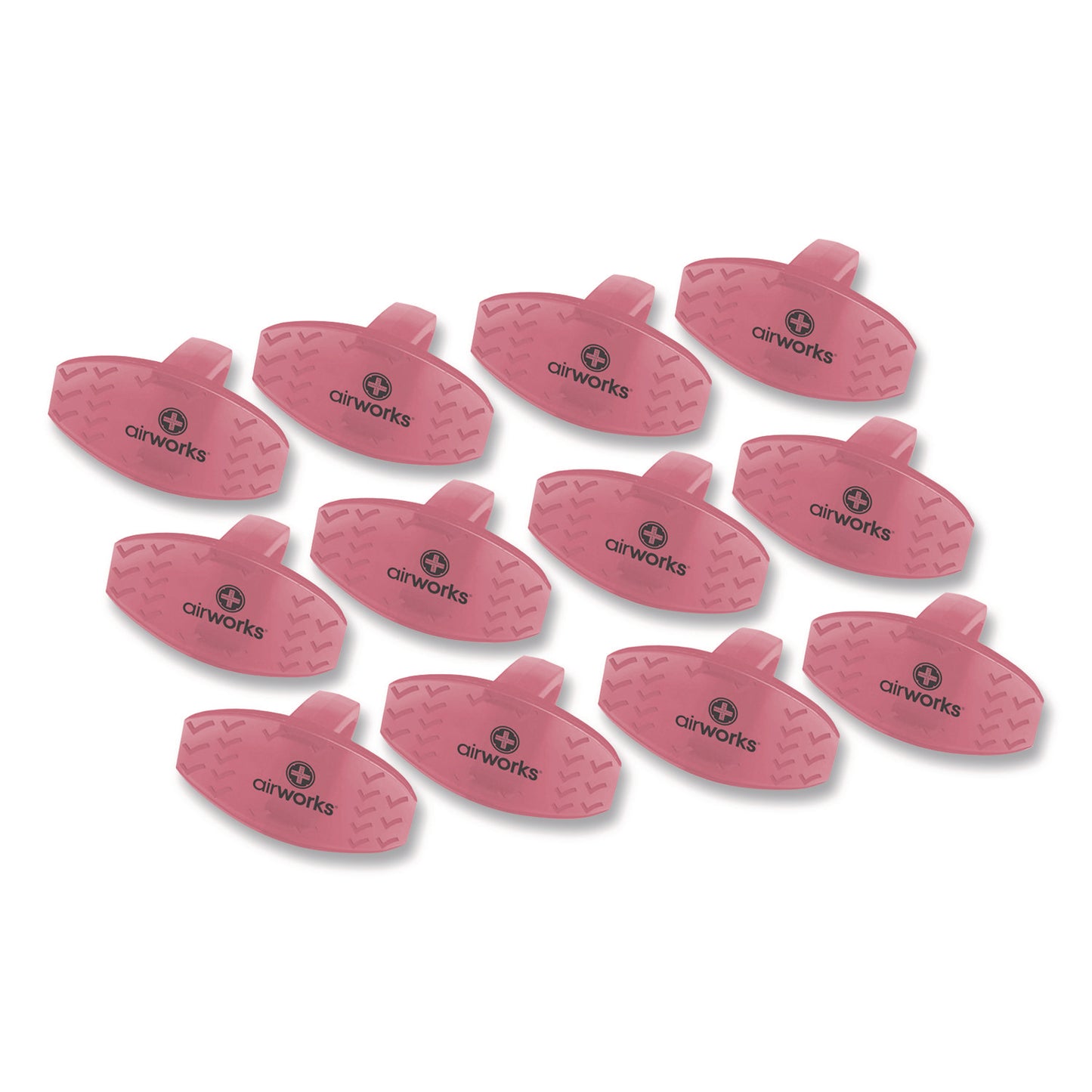 HOSPECO® AirWorks Bowl Clips, Fruit Basket Scent, Light Red, Dozen (HOSAWBC229)