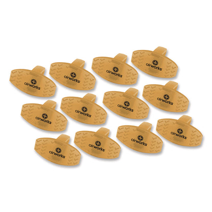 HOSPECO® AirWorks Bowl Clips, Citrus Grove Scent, Orange, Dozen (HOSAWBC231)