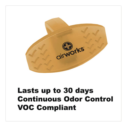 HOSPECO® AirWorks Bowl Clips, Citrus Grove Scent, Orange, Dozen (HOSAWBC231)