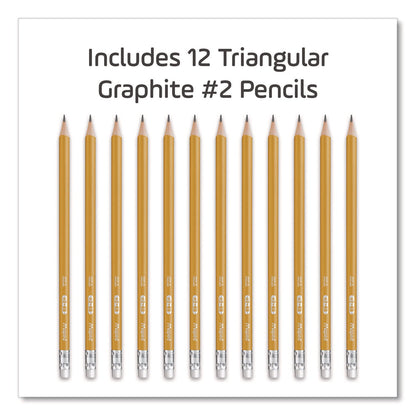 maped-helix-essentials-triangular-pre-sharpened-pencils-hb-2-black-lead-yellow-barrel-12-box-mhx851779zt_3