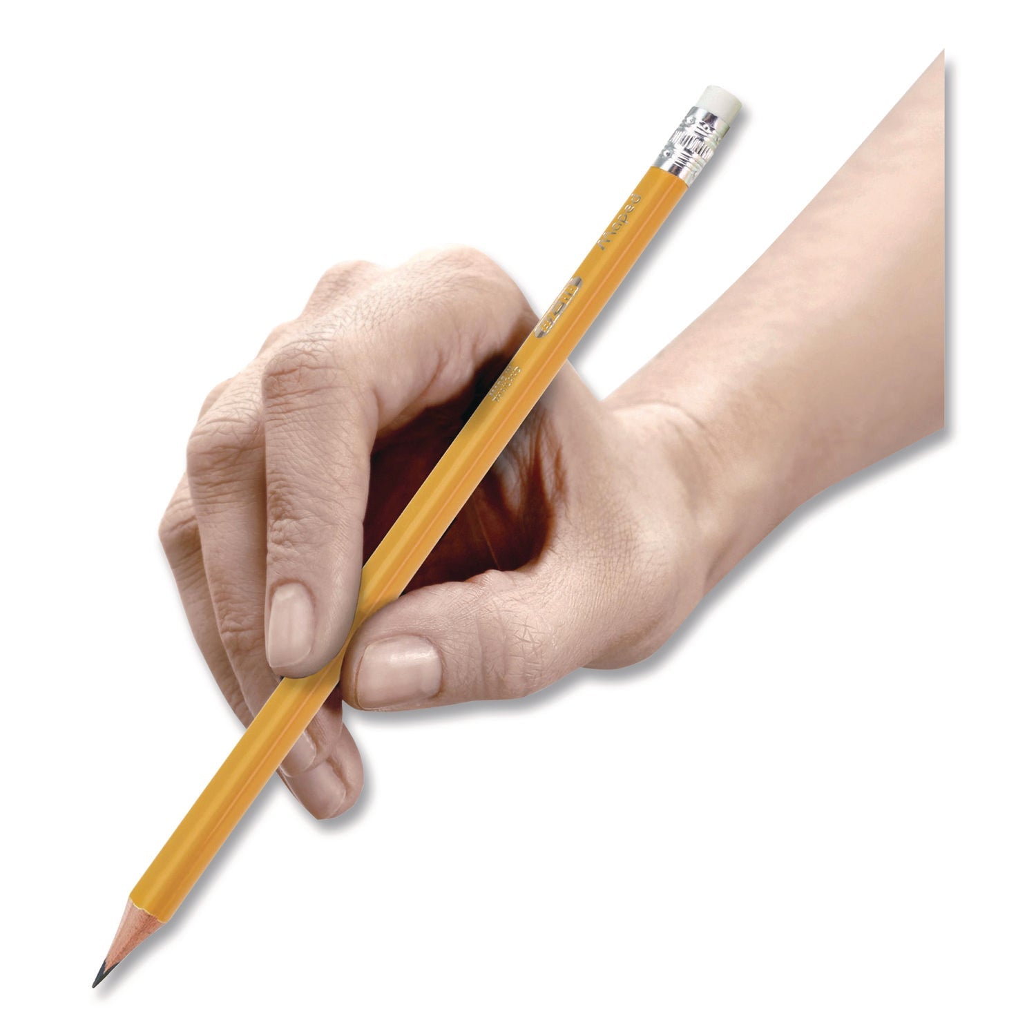 maped-helix-essentials-triangular-pre-sharpened-pencils-hb-2-black-lead-yellow-barrel-12-box-mhx851779zt_5