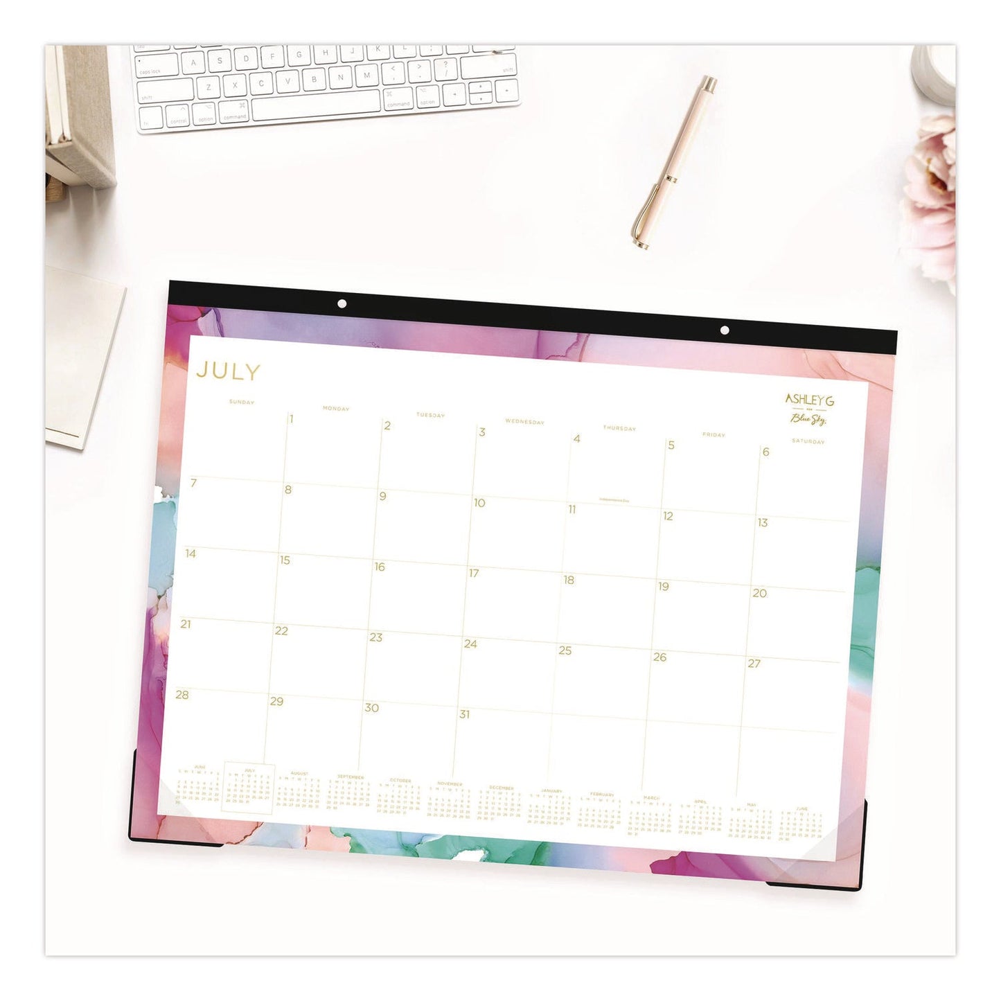 blue-sky®-ashley-g-academic-monthly-desk-pad-22x17-multicolor-sheets-black-headband-clear-corners-12-month-jul-to-jun-2025-2026-bls148668_2