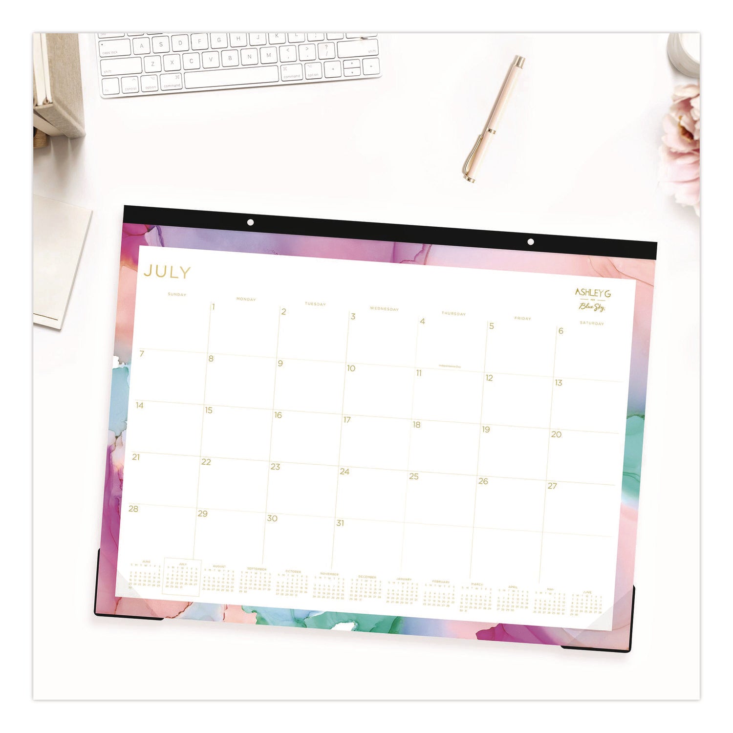 blue-sky®-ashley-g-academic-monthly-desk-pad-22x17-multicolor-sheets-black-headband-clear-corners-12-month-jul-to-jun-2025-2026-bls148668_2