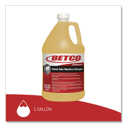 Betco® Concentrated All Temperature Metal Safe Machine Detergent, 1 gal Bottle, 4/Carton (BET24497400)