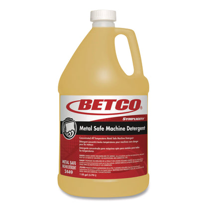 Betco® Concentrated All Temperature Metal Safe Machine Detergent, 1 gal Bottle, 4/Carton (BET24497400)