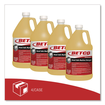 Betco® Concentrated All Temperature Metal Safe Machine Detergent, 1 gal Bottle, 4/Carton (BET24497400)