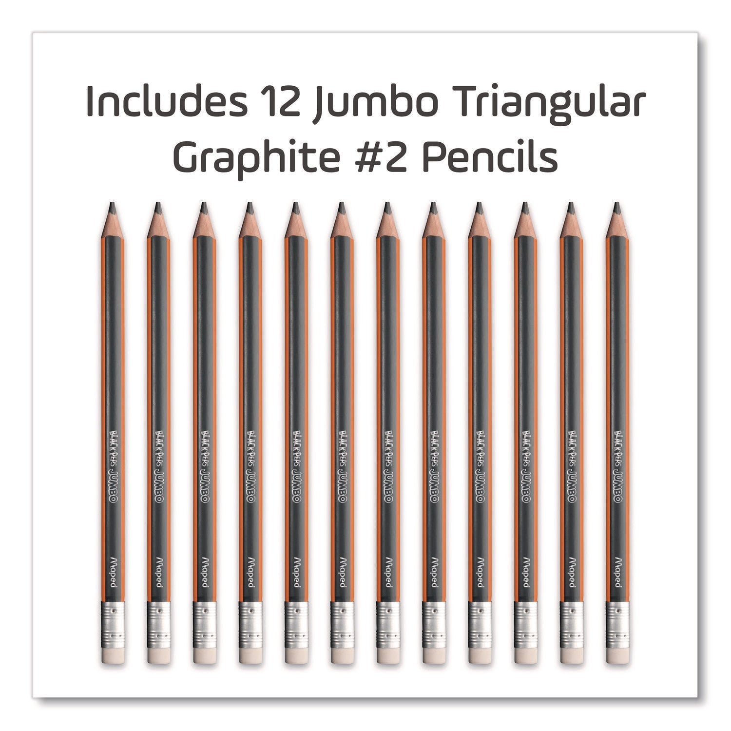 maped-helix-blackpeps-jumbo-triangular-pencils-hb-2-black-lead-orange-black-barrel-dozen-mhx854721zt_3