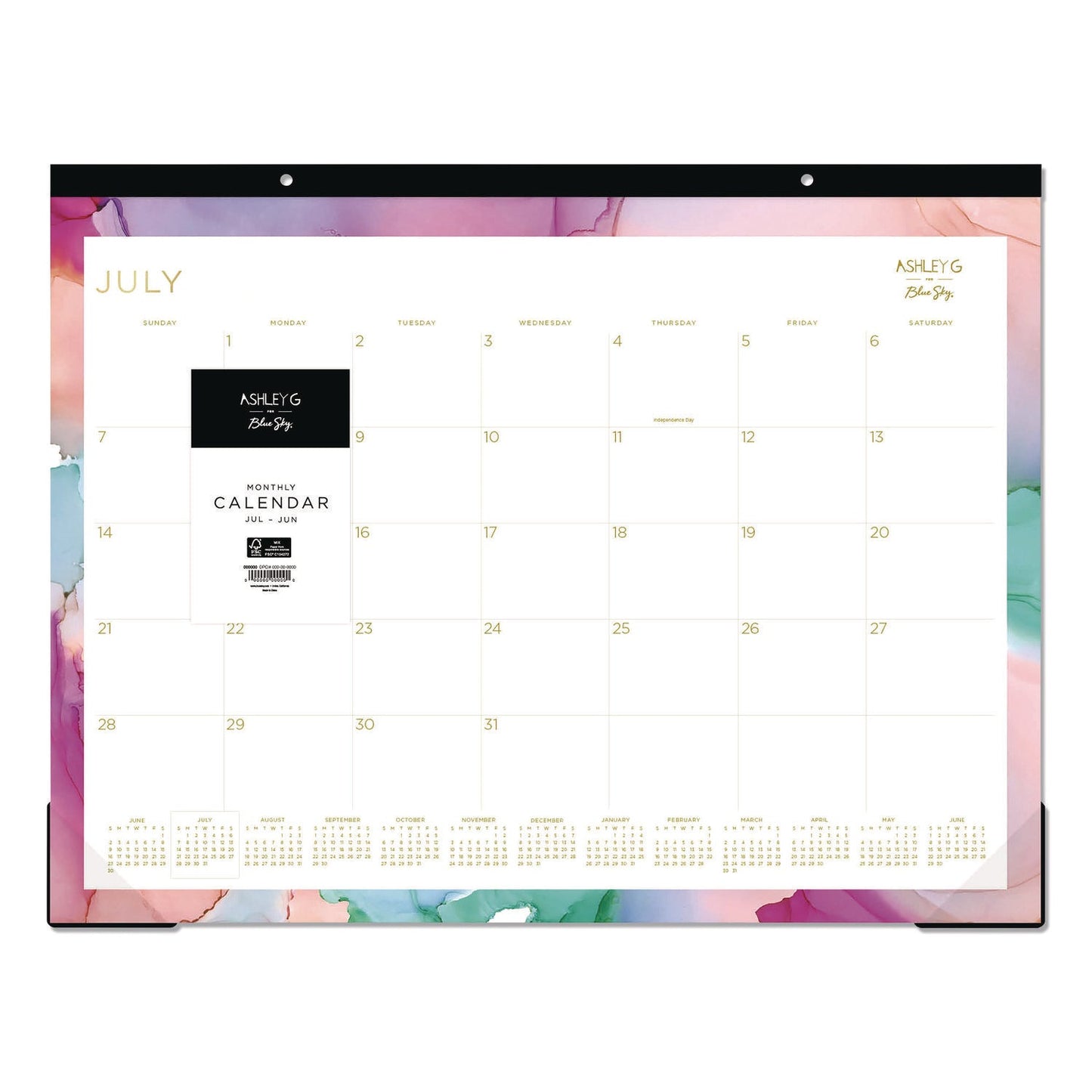 blue-sky®-ashley-g-academic-monthly-desk-pad-22x17-multicolor-sheets-black-headband-clear-corners-12-month-jul-to-jun-2025-2026-bls148668_4