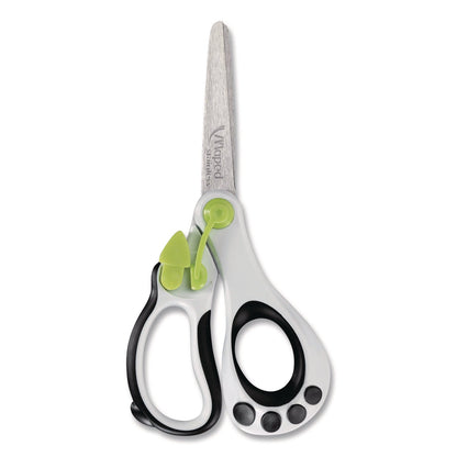maped-helix-kidy-spring-assisted-educational-scissors-rounded-tip-5-41-long-2-cut-length-straight-white-black-handle-mhx470249us_2