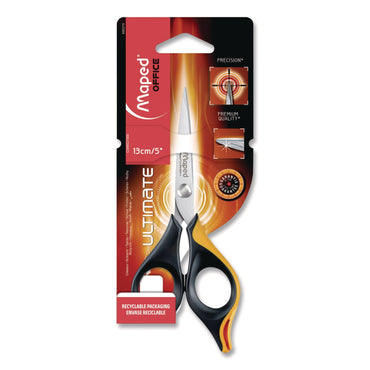 maped-helix-ultimate-precision-soft-grip-multipurpose-scissors-5-75-long-3-cut-length-straight-black-orange-handle-mhx690210_2