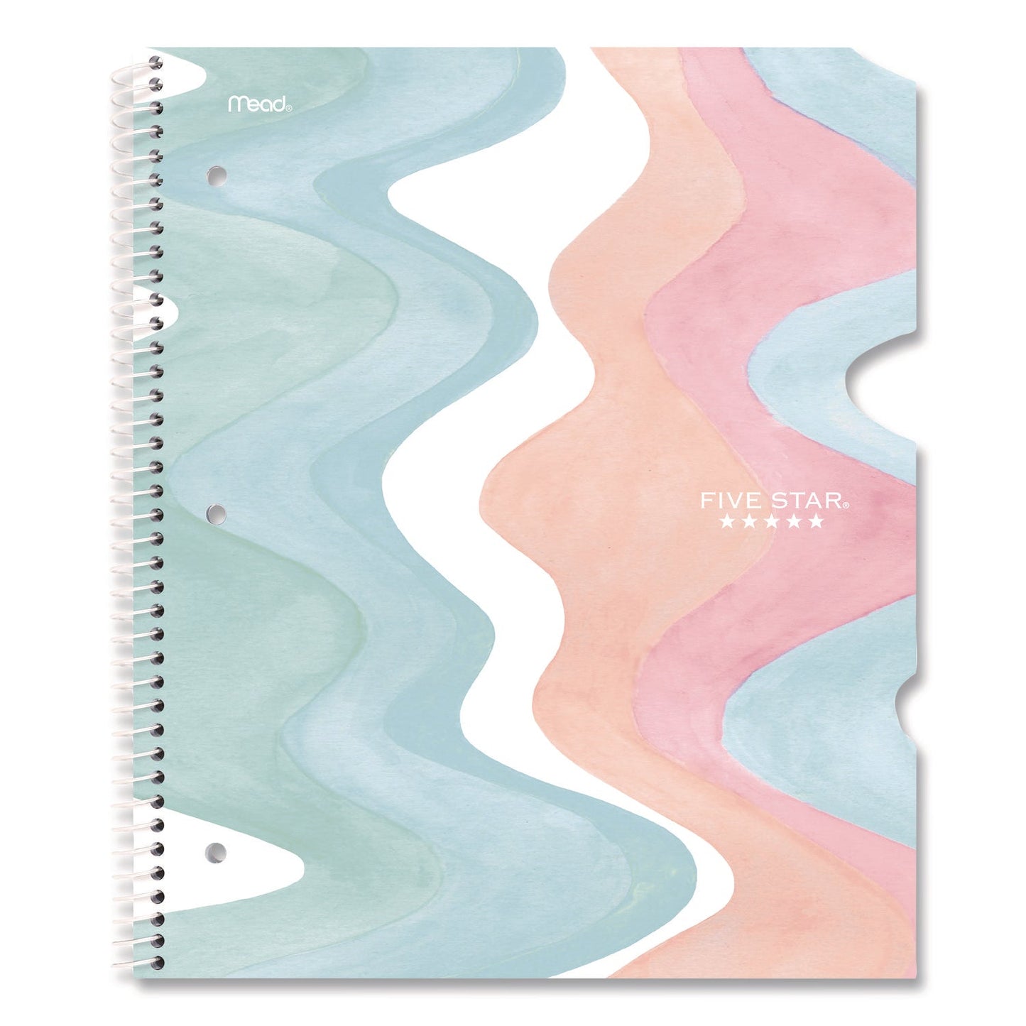 five-star®-brushy-moves-pastel-waves-design-notebook-w-study-app-1-subject-wide-legal-rule-assorted-cover-color-8011-x-8-5-sheets-mea930060f_6
