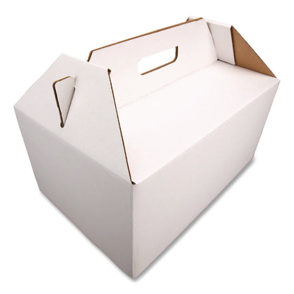 SCT® Carryout Barn Boxes, Large Corugated, 12 x 18 x 9, White/Kraft, 25/Carton (SCH2763)