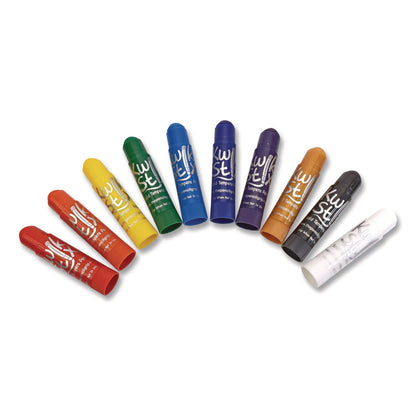 tpg-creations-kwik-stix-tempera-paint-set-10-assorted-colors-10-paint-sticks-pack-12-packs-carton-tpg69912_2