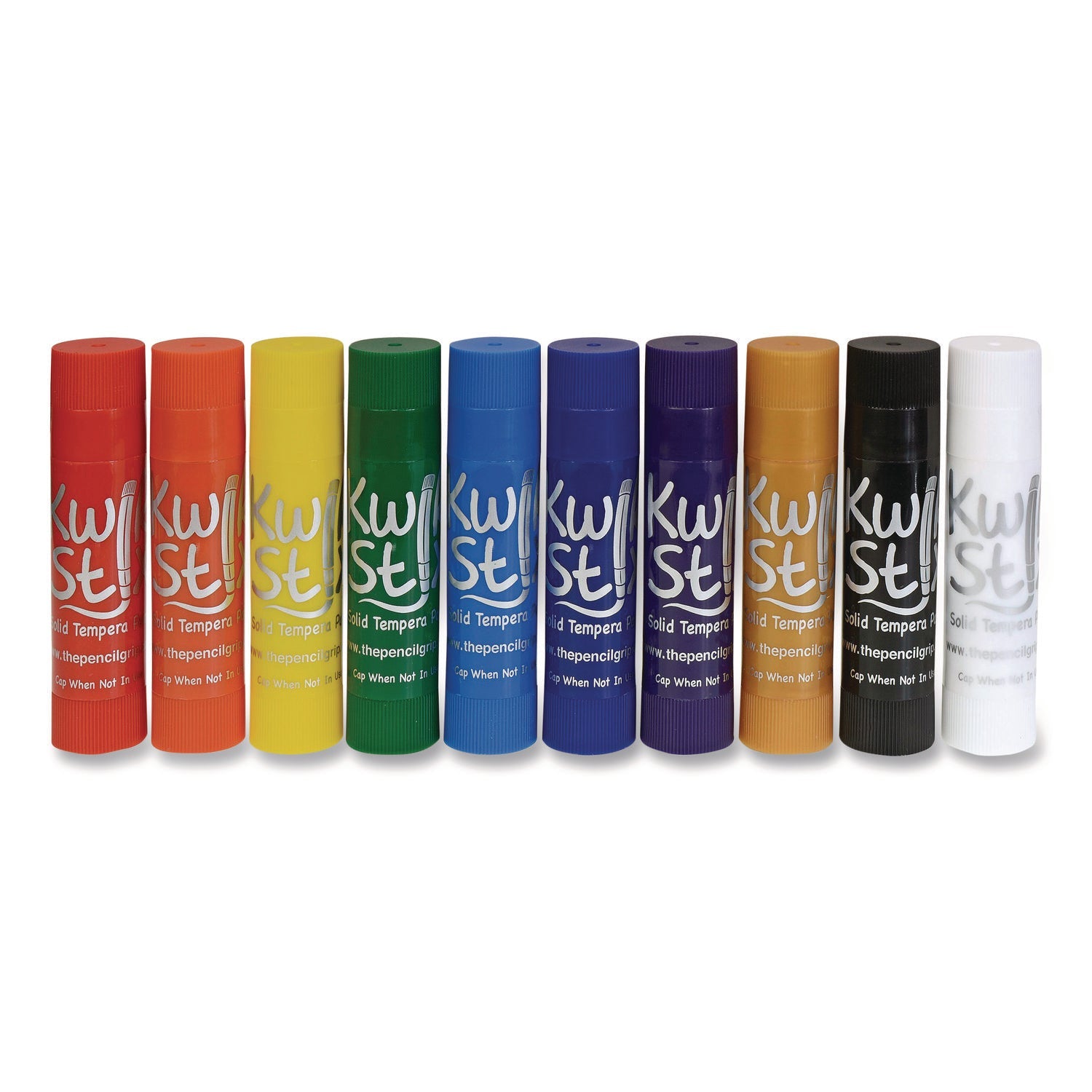 tpg-creations-kwik-stix-tempera-paint-set-10-assorted-colors-10-paint-sticks-pack-12-packs-carton-tpg69912_3