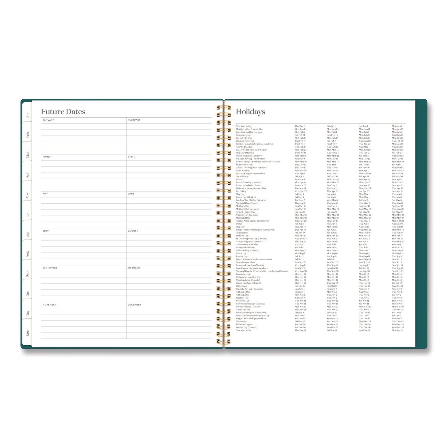 Cambridge® WorkStyle Poly Monthly Planner, 11 x 8.5, Teal Cover, 12 Month (Jan-Dec): 2026 (AAG160690012)