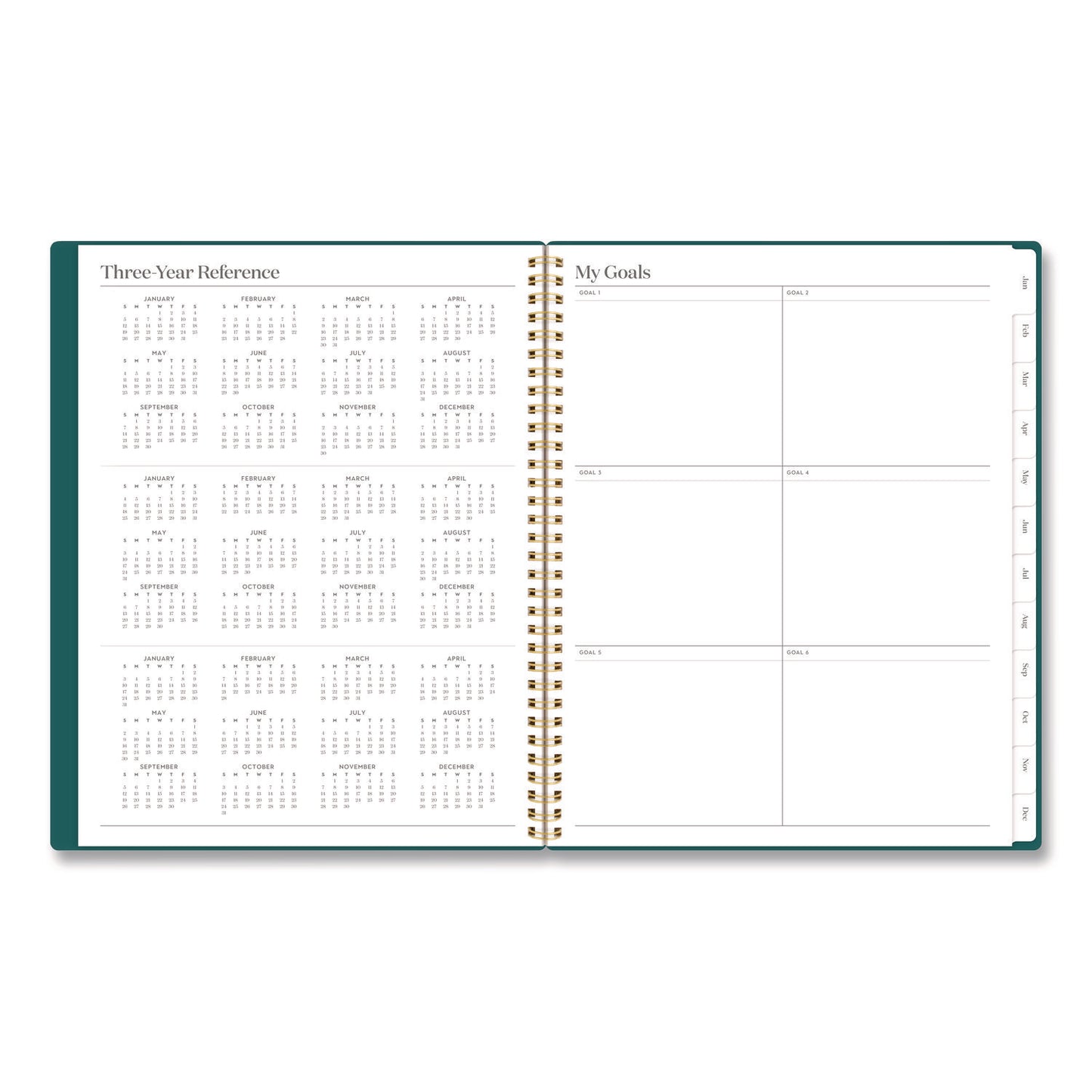 Cambridge® WorkStyle Poly Monthly Planner, 11 x 8.5, Teal Cover, 12 Month (Jan-Dec): 2026 (AAG160690012)