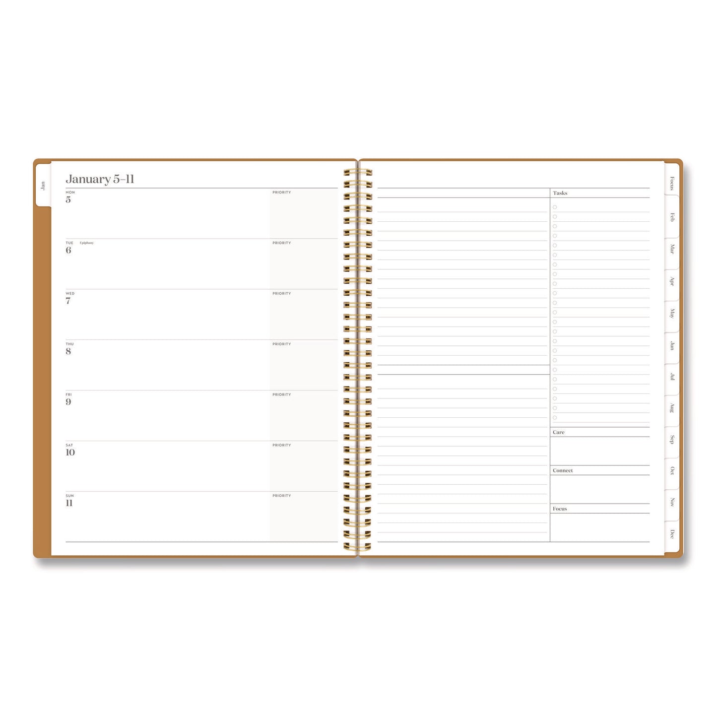 Cambridge® WorkStyle Weekly/Monthly Planner, 11 x 8.5, Baked Clay Cover, 12-Month (Jan-Dec): 2026 (AAG160690507)