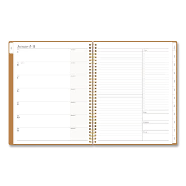 Cambridge® WorkStyle Weekly/Monthly Planner, 11 x 8.5, Baked Clay Cover, 12-Month (Jan-Dec): 2026 (AAG160690507)