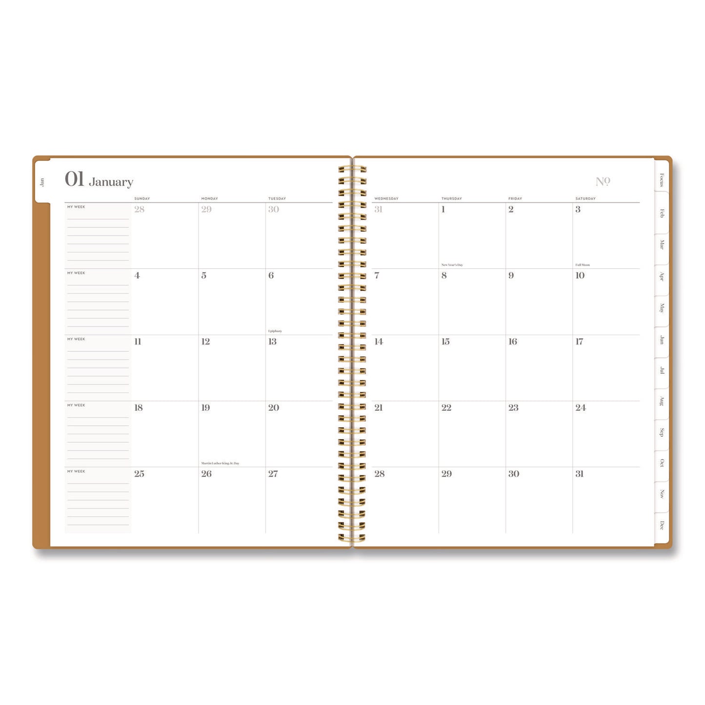 Cambridge® WorkStyle Weekly/Monthly Planner, 11 x 8.5, Baked Clay Cover, 12-Month (Jan-Dec): 2026 (AAG160690507)