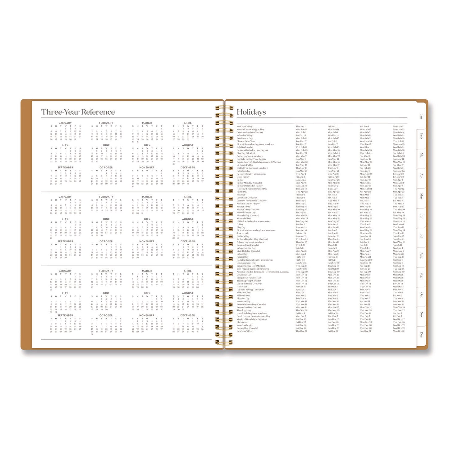 Cambridge® WorkStyle Weekly/Monthly Planner, 11 x 8.5, Baked Clay Cover, 12-Month (Jan-Dec): 2026 (AAG160690507)