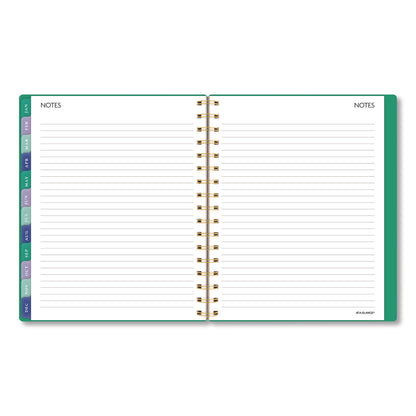 AT-A-GLANCE® Badge Geo Weekly/Monthly Planner, 8.75 x 7, Green Cover, 13-Month: Jan 2026 to Jan 2027 (AAG1753G805)