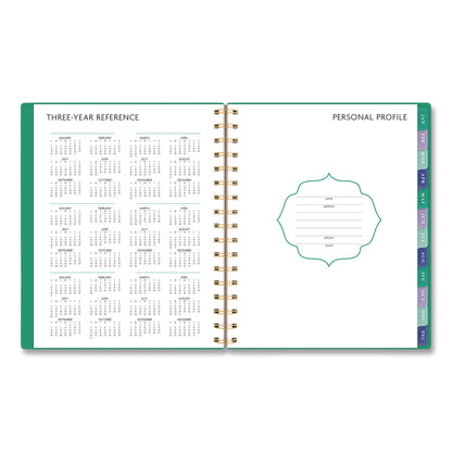 AT-A-GLANCE® Badge Geo Weekly/Monthly Planner, 8.75 x 7, Green Cover, 13-Month: Jan 2026 to Jan 2027 (AAG1753G805)