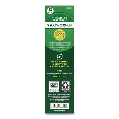 dixon-r-ticonderoga-laddie-woodcase-pencil-with-microban-hb-2-black-lead-yellow-barrel-12-pack-dix133040002_3