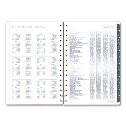 Cambridge® Abyss Weekly/Monthly Planner, 8.5 x 5.5, Water-Inspired Artwork, Blue Cover, 12-Month(Jan-Dec): 2026 (AAG1756200)