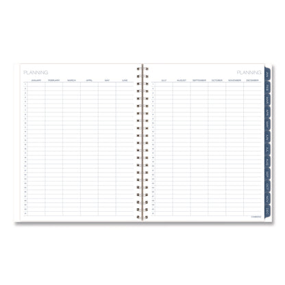 Cambridge® Abyss Weekly/Monthly Planner, 11 x 8.5, Water-Inspired Artwork, Blue Cover, 12-Month (Jan-Dec): 2026 (AAG1756905)