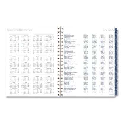 Cambridge® Abyss Weekly/Monthly Planner, 11 x 8.5, Water-Inspired Artwork, Blue Cover, 12-Month (Jan-Dec): 2026 (AAG1756905)