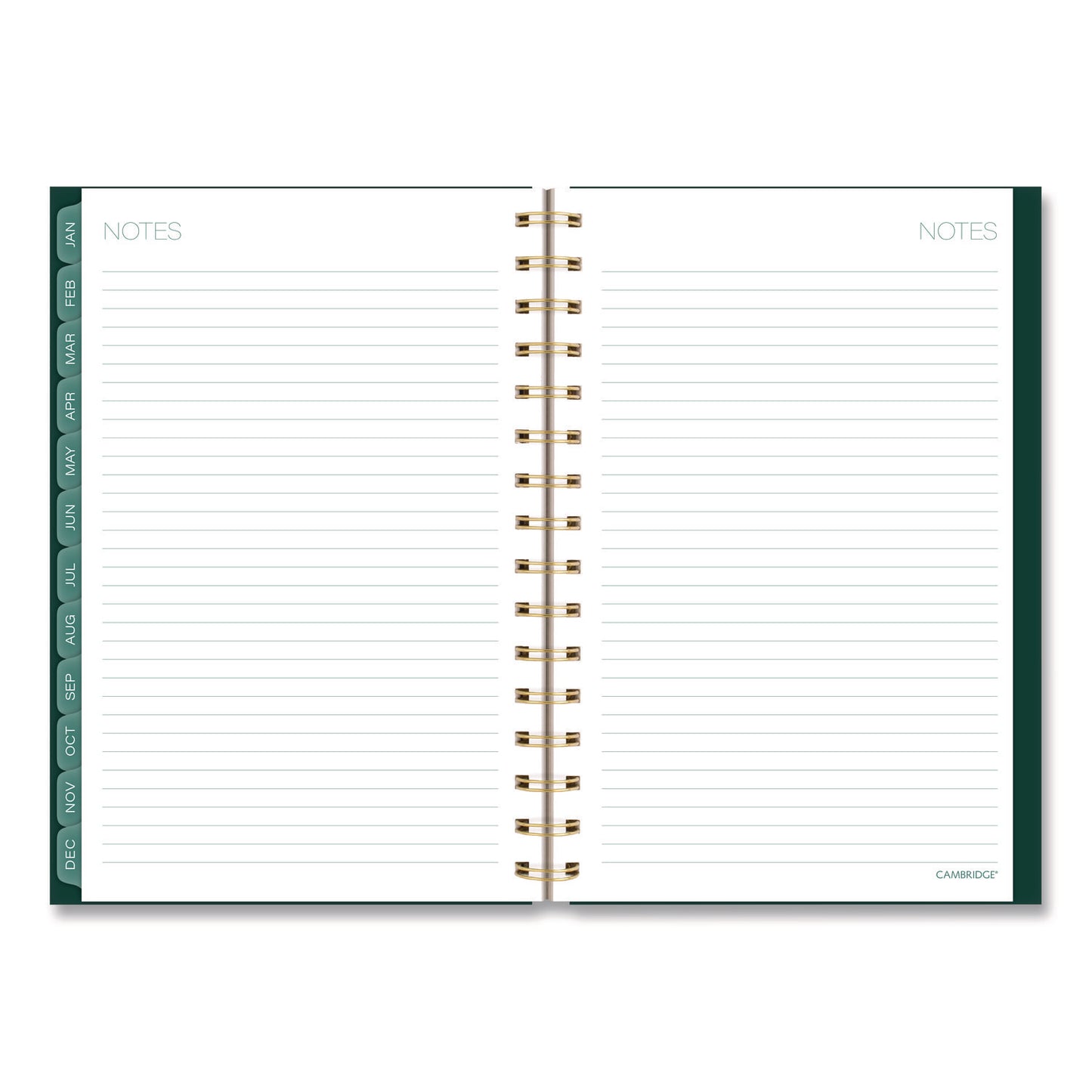 Cambridge® Emerald Isle Weekly/Monthly Planner, 8.5 x 5.5, Green Marbled Cover, 12-Month (Jan-Dec): 2026 (AAG1758200)